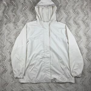 Original weatherproof vintage white rain jacket